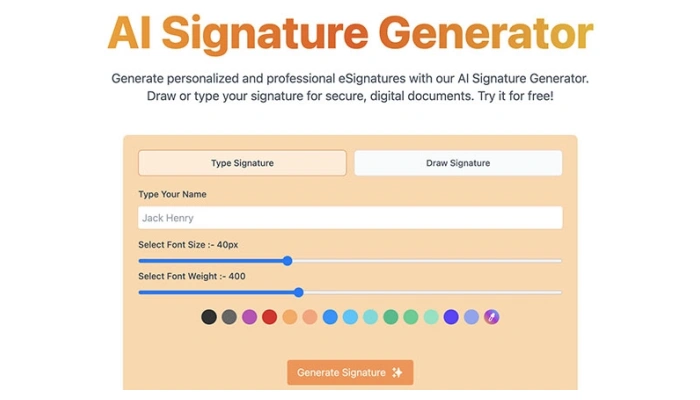 ai signature generator