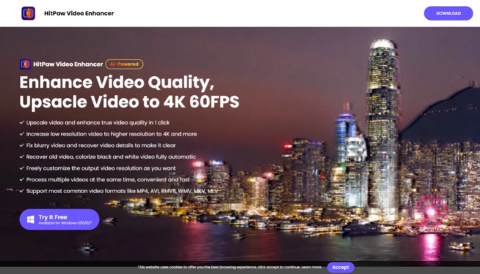 Topaz Video Enhance AI para melhorar qualidade de video