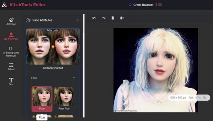 Ailab-app que transforma foto em anime