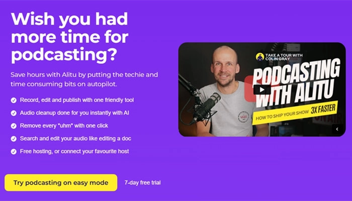 alitu editor de podcast gratuito