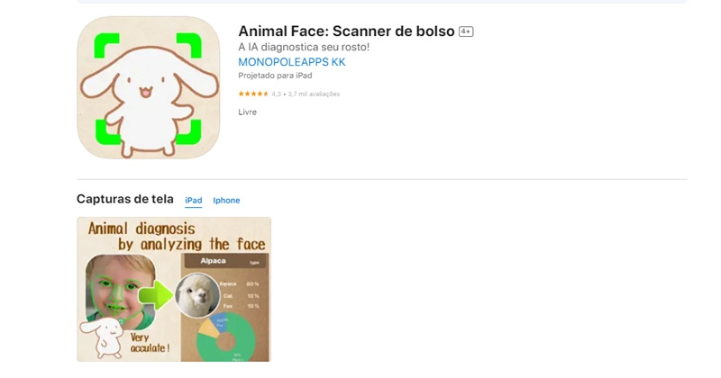 animal face pocket scanner