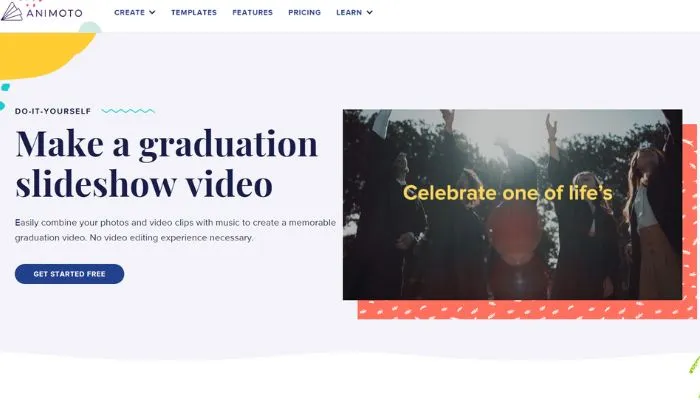 animoto para criar video de formatura