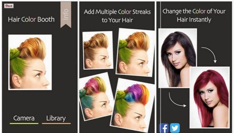 Hair Color Booth - app que muda a cor do cabelo gratuito