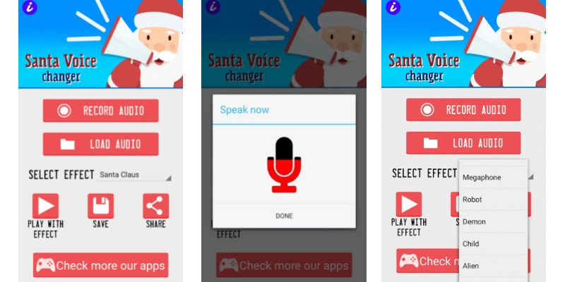 app voz do papai noel para android