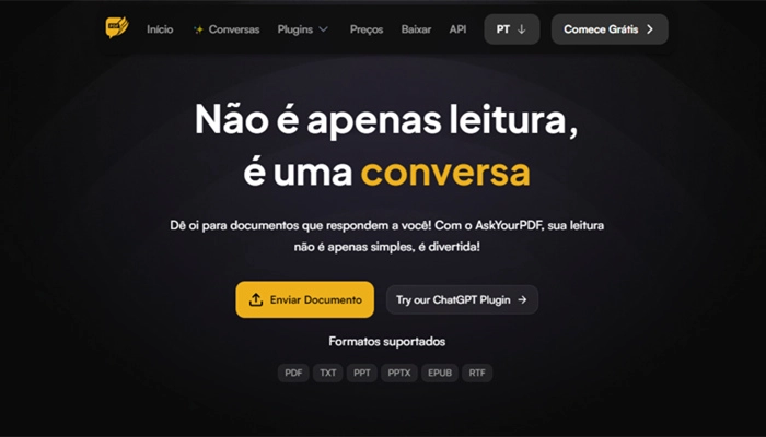 AskYourPDF-conversa com pdf