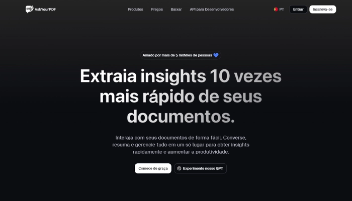 askyourpdf para analisar pdf com ia