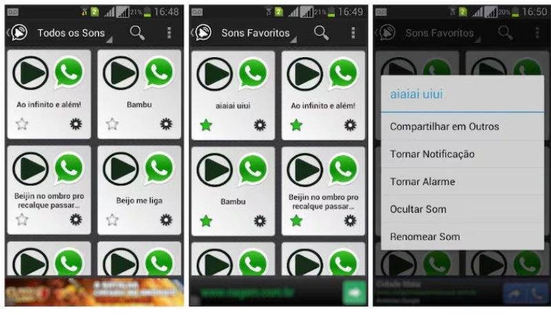 audio falso para copiar e colar whatsapp