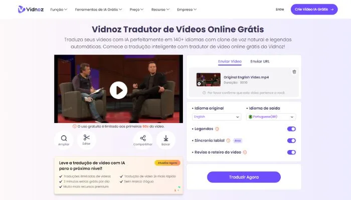 baixar e compartilhar video traduzido