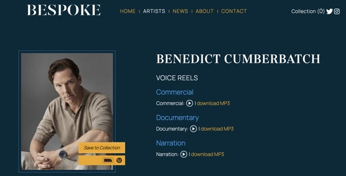 benedict cumberbatch voz exemplos