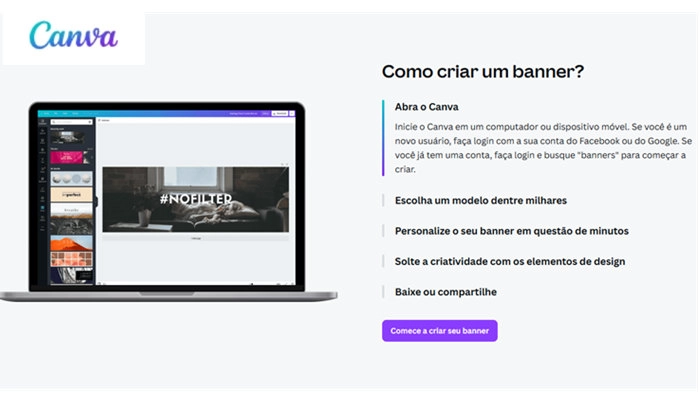 canva criar banner com ia