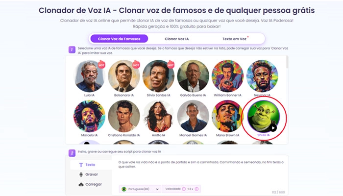 clonar ia voz de monstro online