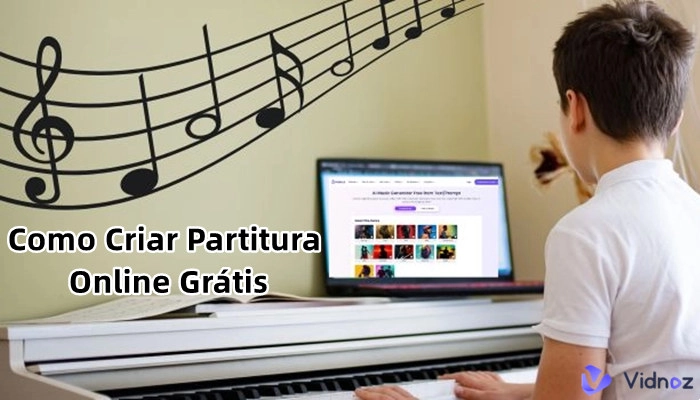 5 Melhores Ferramentas IA para Criar Partitura Online Grátis | Transcreva música em notas