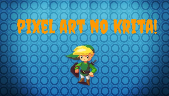 como fazer pixel art no krita