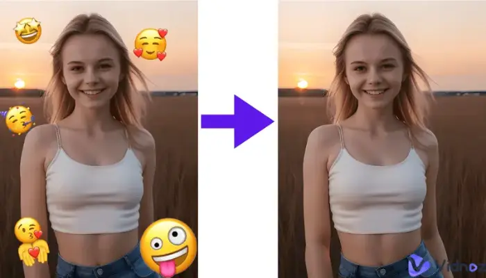 como remover emoji de foto grátis