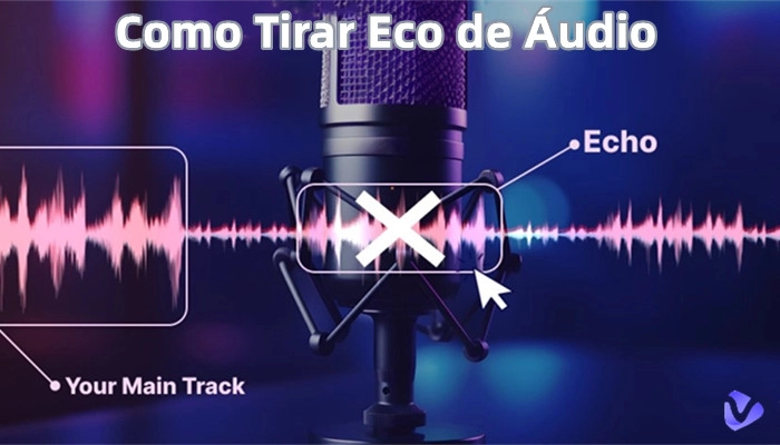 como tirar eco de áudio