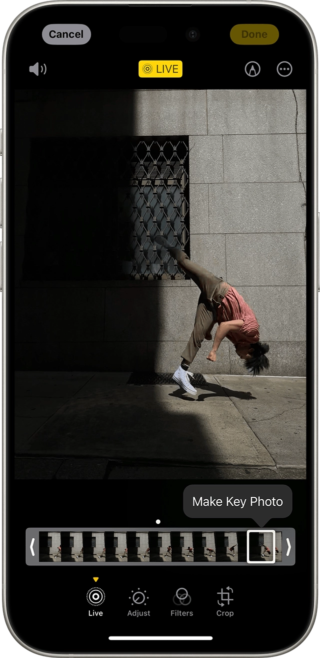 como transformar video em live photo iphone