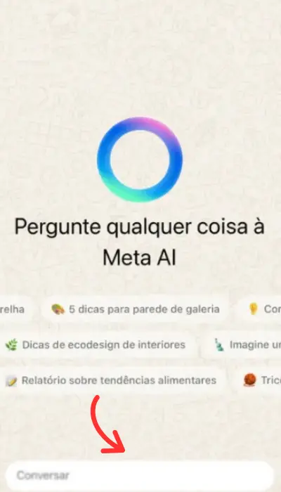 como usar a meta ai no whatsapp