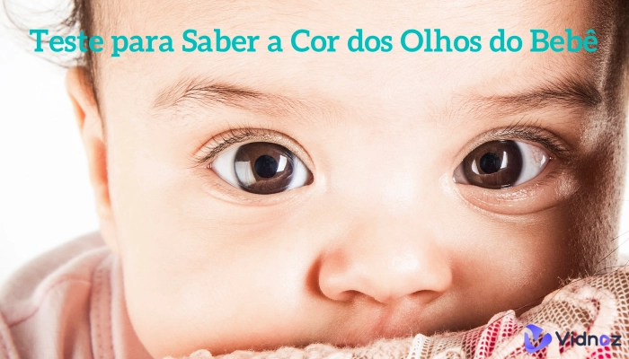cor dos olhos do bebe