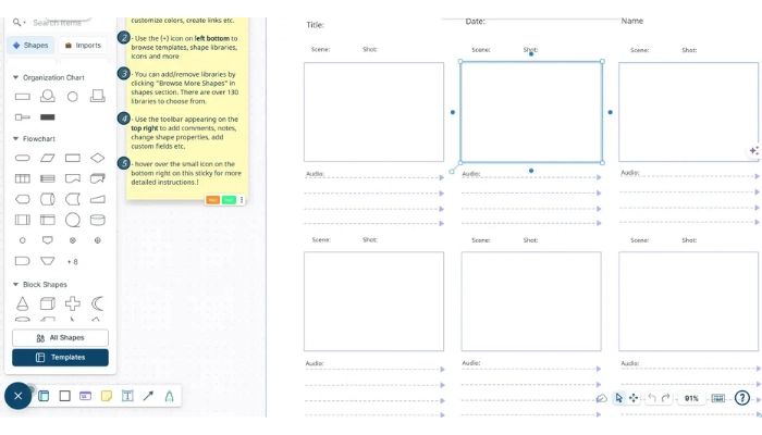 criador de storyboard creatly