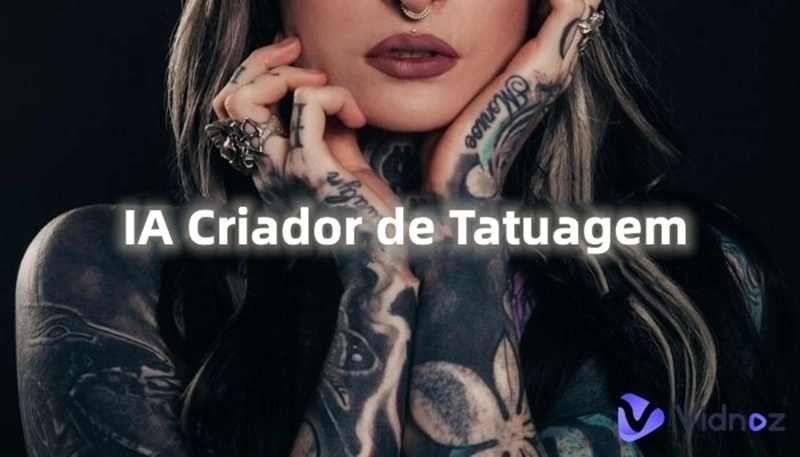 Criador de Tatuagem IA: Desenhar Tatuagem Exclusivas e Criar Tattoo Online Grátis