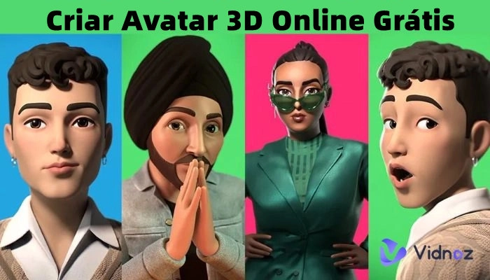 6 Melhores Criadores de Avatar 3D Online: Criar Avatar 3D de Alta Qualidade Facilmente