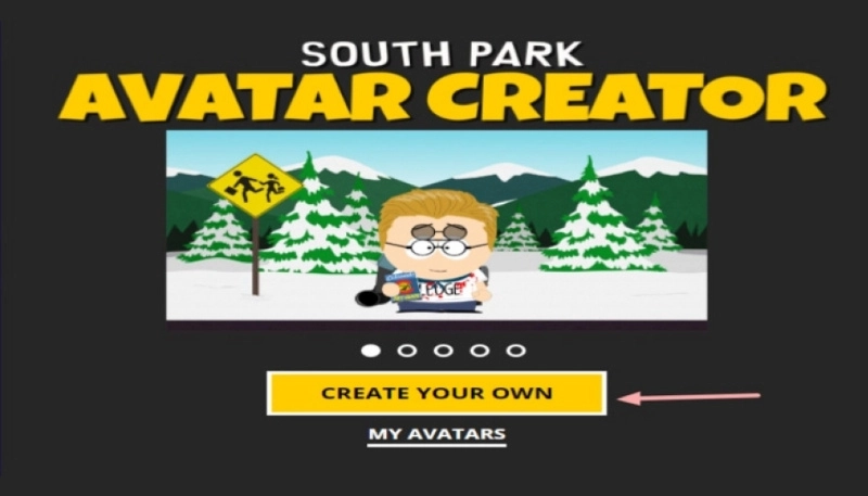 criar personagem south park com south park studio 2