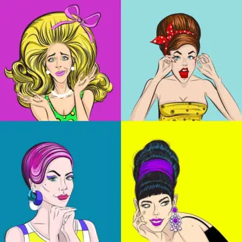 criar pop art com modelos