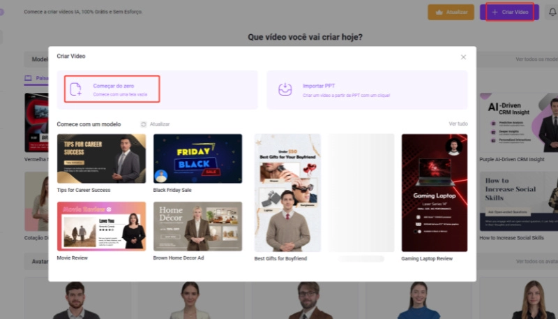 criar video com gif de fundo transparente com vidnoz