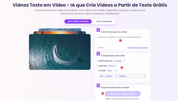 criar vídeo com ia a partir de texto