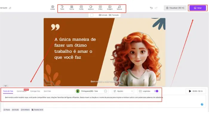 criar video com seu avatar de disney no vidnoz ai