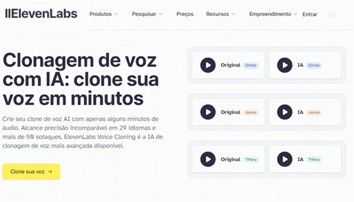 elevenlabs gerador de voz infantil ia