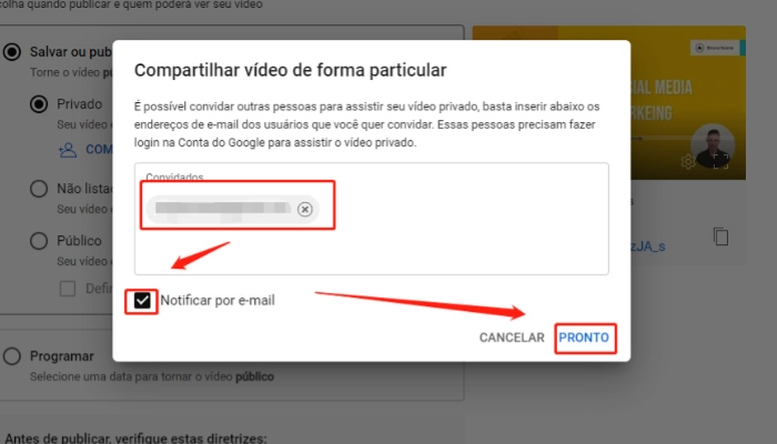 enviar video grande por email com youtube 5