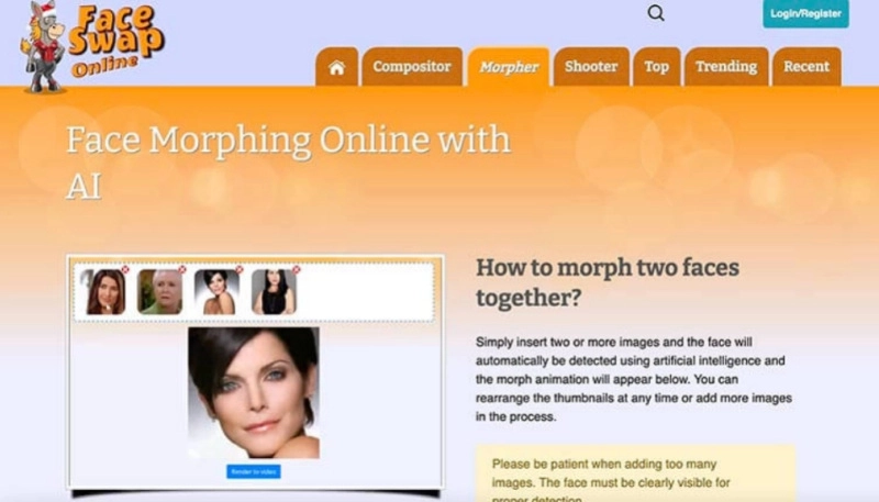 face swap online para juntar dois rostos