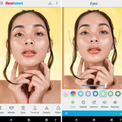 facetune2-aplicativo para mudar cor dos olhos