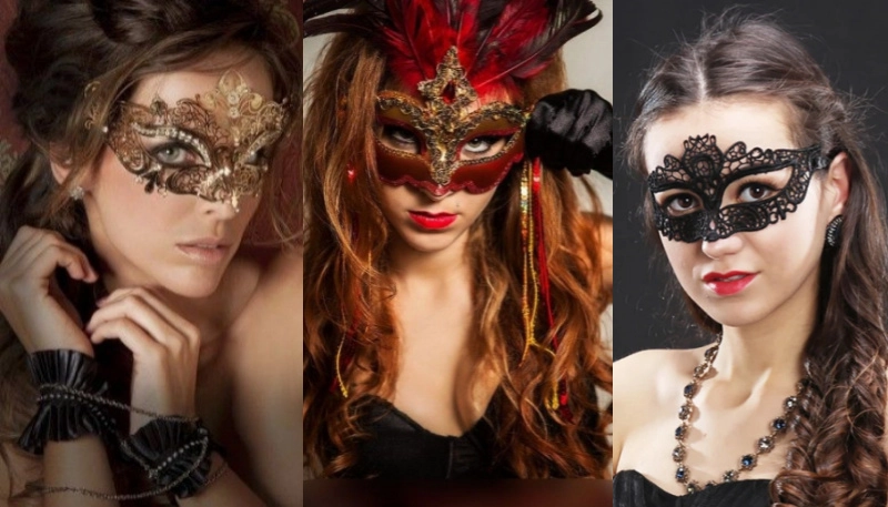 fantasia de carnaval com mascara