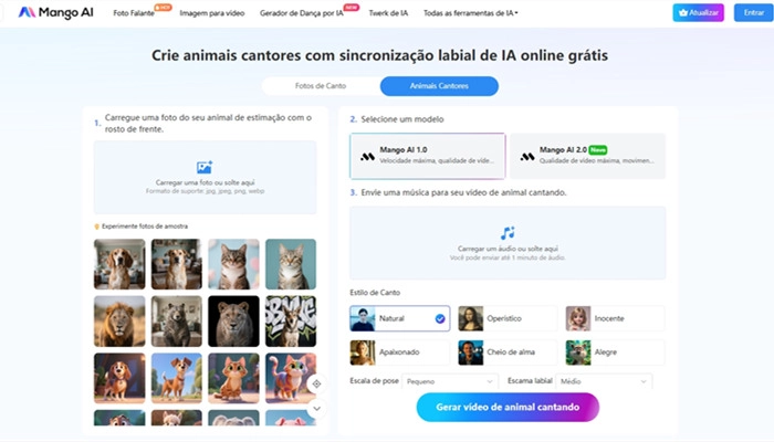 fazer cachorro cantar ia online gr&aacute;tis