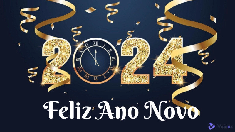 Criar Feliz Ano Novo 2024 GIF Personalizado Especial - Fácil & Grátis