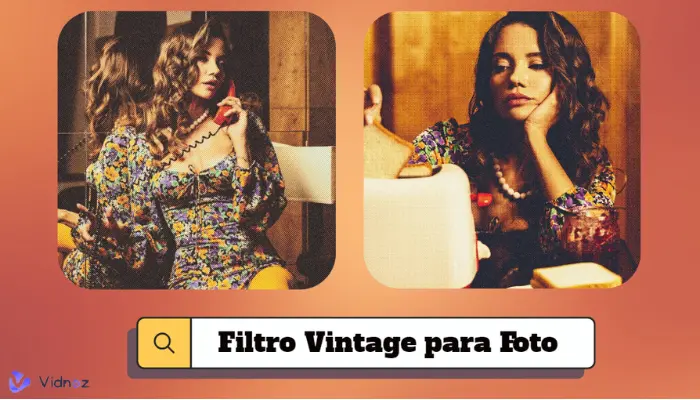 filtro vintage para foto