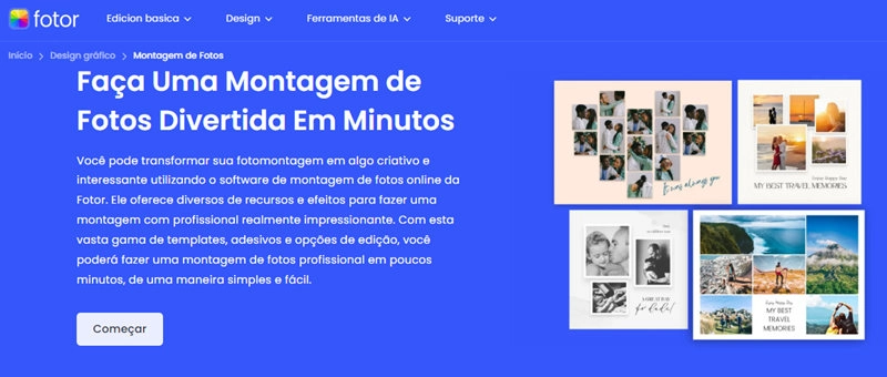 Fotor-montagem de fotos online