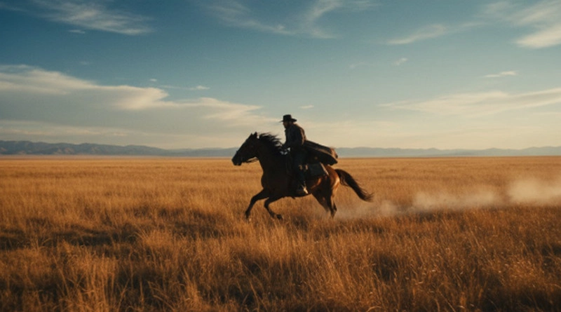 gemini cena cinematografica epica a cavalo