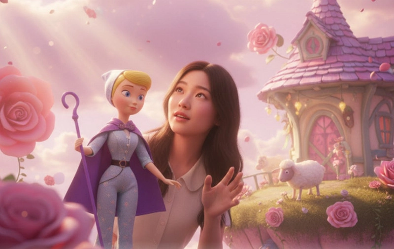 gemini terra dos sonhos em tons pastel com bo peep