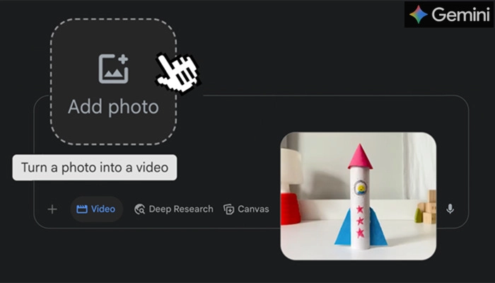 gemini veo3 transfomar imagem em vídeo ia