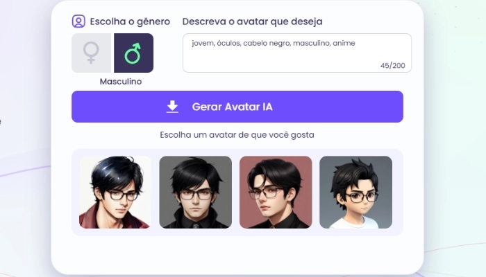 gerador de avatar de ia