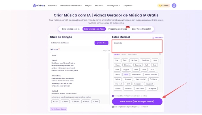 gerador de parodia vidnoz