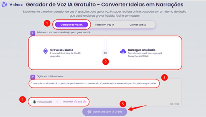 gerador de voz ia