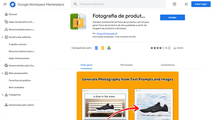 google fotografia de produtos para e commerce