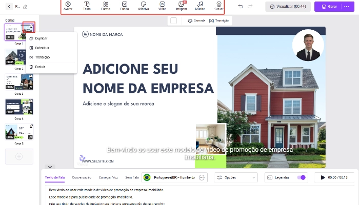 guia de editar modelos de imoveis