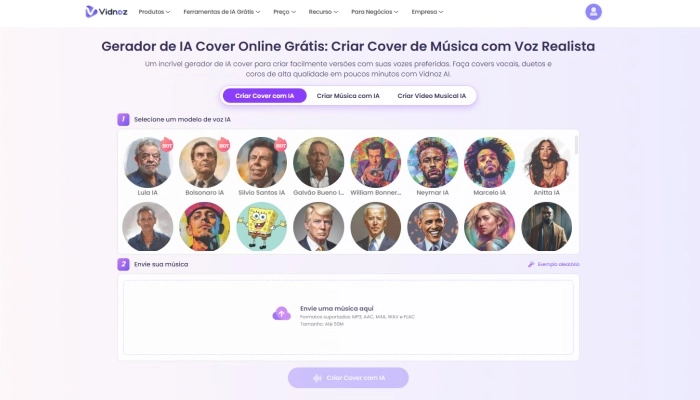 ia cover para criar parodia