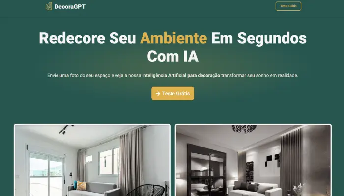 ia para design de interiores com decoragpt