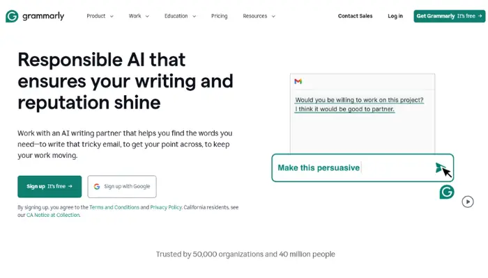 ia para estudos com grammarly